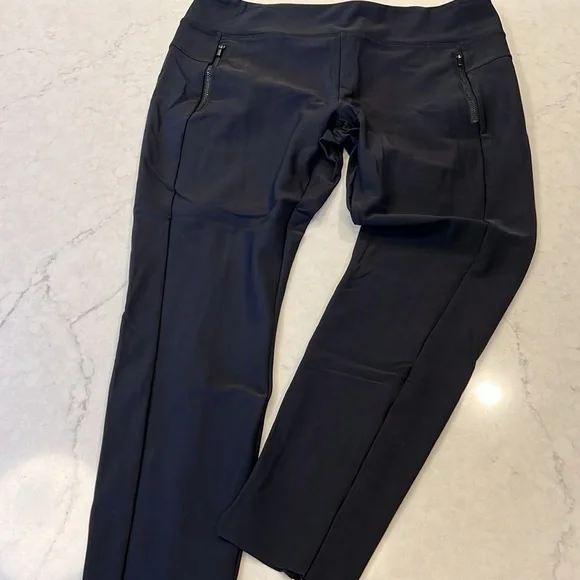 Athleta Black Leggings with Zipper Detail - Picture 2 of 10